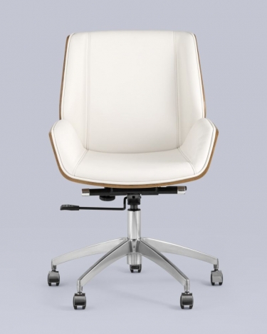 Офисное кресло Stool Group TopChairs Crown 2 экокожа Бежевое