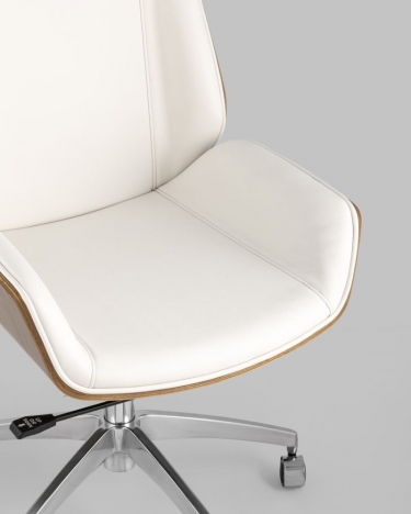Офисное кресло Stool Group TopChairs Crown 2 экокожа Бежевое