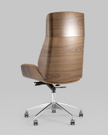 Кресло руководителя Stool Group TopChairs Crown экокожа Коричневое