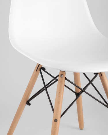 Стул Stool Group Eames DSW 4 шт. Белый