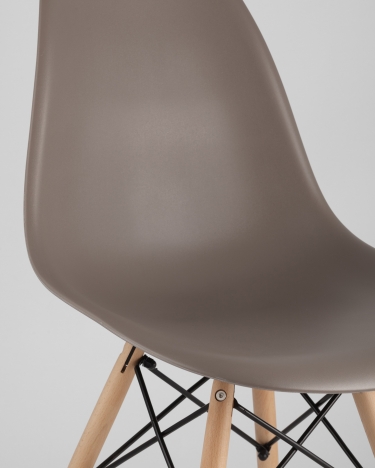 Стул Stool Group Eames DSW 4 шт. Темно-серый