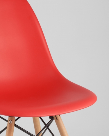 Стул Stool Group Eames DSW 4 шт. Красный
