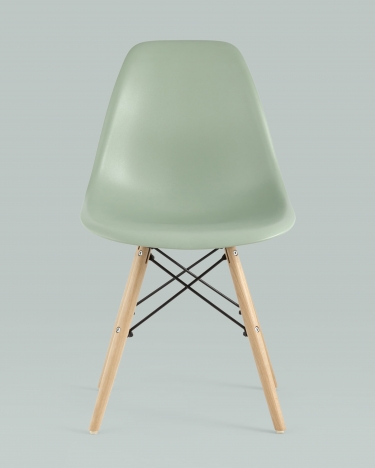 Стул Stool Group SIMPLE DSW NEW Серо-зеленый