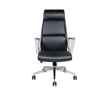 Конференц-кресло Норден Лондон Люкс ZR8637H black leather Черный