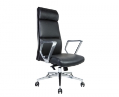 Конференц-кресло Норден Лондон Люкс ZR8637H-408 black PU Черный