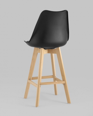 Стул барный Stool Group FRANKFURT экокожа Черный