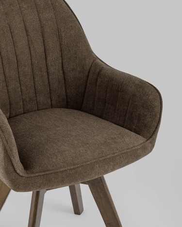 Стул вращающийся Stool Group MANS 2 шт. Коричневый
