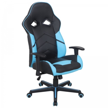 Кресло компьютерное BRABIX BRABIX Storm GM-006 Черное/голубое