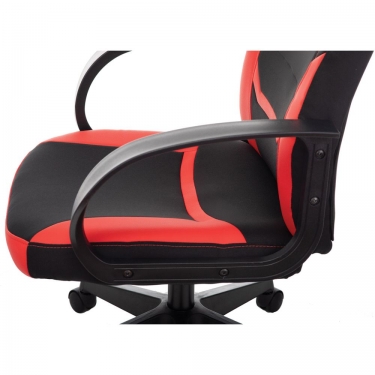Кресло компьютерное BRABIX BRABIX Alpha GM-018 Черное/красное