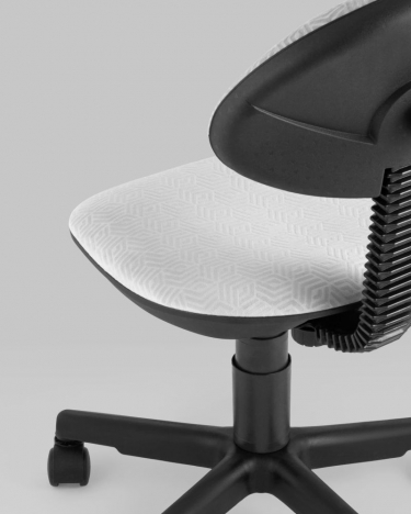 Кресло компьютерное детское Stool Group УМКА Геометрия серый