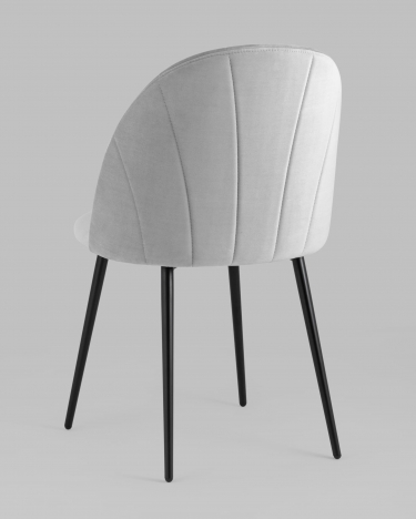 Стул для кухни Stool Group Логан NEW велюр Светло-серый