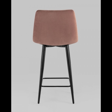 Стул полубарный Stool Group Джанго велюр Пыльно-розовый