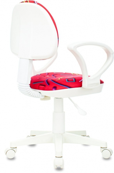 Кресло детское Бюрократ Бюрократ KD-3/WH/ARM/STICK-PK
