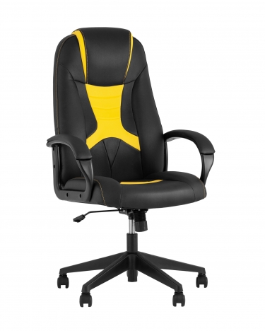 Геймерское кресло Stool Group TopChairs ST-CYBER 8 черный/желтый