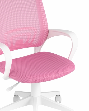 Кресло компьютерное Stool Group TopChairs ST-BASIC-W Розовый