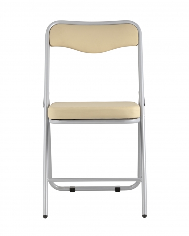 Складной стул Stool Group Джонни silver экокожа Кремовый