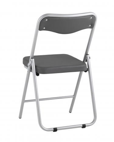 Складной стул Stool Group Джонни silver экокожа Серый