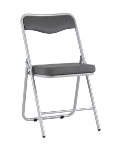 Складной стул Stool Group Джонни silver экокожа Серый
