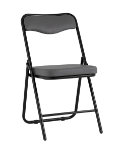 Складной стул Stool Group Джонни black экокожа Серый