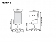 Кресло руководителя POINTEX FRANK B