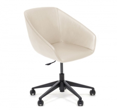 Кресло для посетителя Profoffice ALMA R10 black Ivory 22042