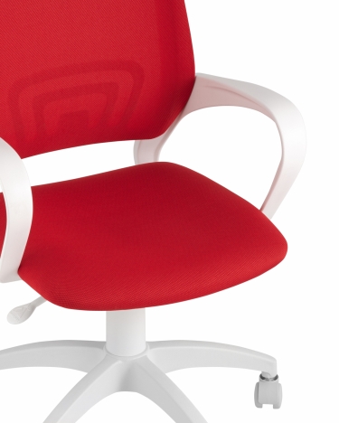 Кресло компьютерное Stool Group Topchairs ST-BASIC-W Красный