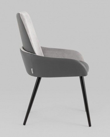 Стул Stool Group Мюнхен экокожа Серый