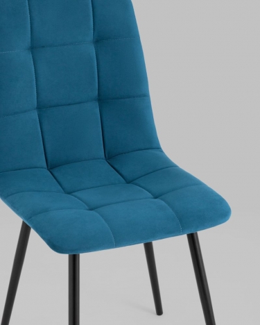 Стул Stool Group Oliver велюр Пыльно-синий
