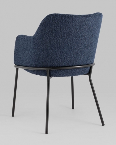 Стул Stool Group Кози ткань букле Синий