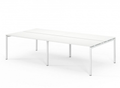 Бенч на 4 рабочих места Profoffice TOUR L bench 240x143 W3 Белый