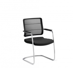 Кресло для посетителей Profoffice AIRPAD 5С35 Черное