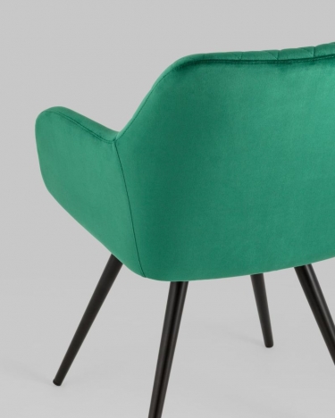 Стул вращающийся Stool Group Дастин велюр Зеленый