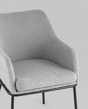 Стул Stool Group Кози ткань букле Серый