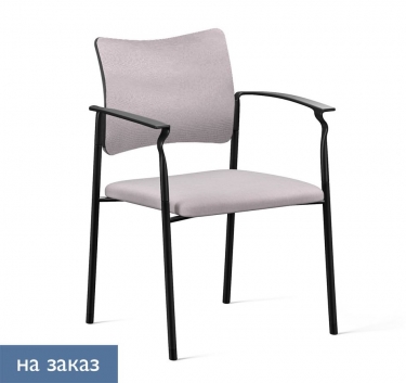 Кресло на черных опорах, без подлокотников Profoffice Pinko Mesh 4legs black SLW 58 noArms Зеленый Черный