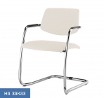 Кресло на полозьях Profoffice Urban slide Ivory 22042 Бежевый Хром