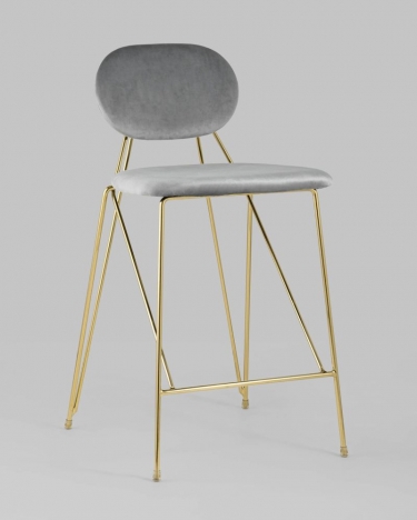 Стул Stool Group Элис полубарный Светло-серый