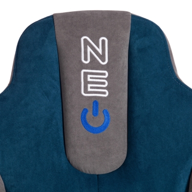 Кресло Tetchair NEO 2 22 флок Серый/синий 29/32