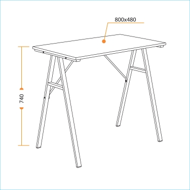 Стол Tetchair WD-01 Light