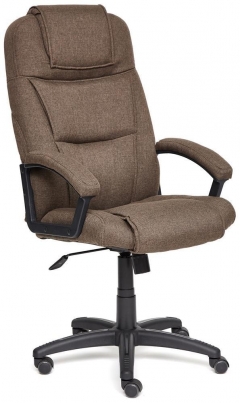 Кресло Tetchair BERGAMO ткань, коричневый, 3М7-147
