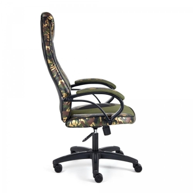 Кресло Tetchair RACER GT MILITARY кож/зам/ткань, хаки/хаки, TW 28