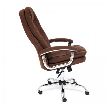 Кресло Tetchair SOFTY LUX флок , коричневый, 6