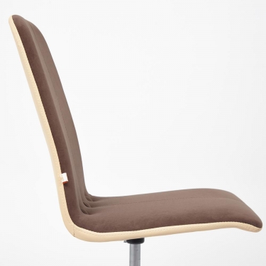 Кресло Tetchair RIO флок/кож/зам , коричневый/бежевый, 6/36-34