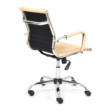 Кресло Tetchair URBAN-LOW кож/зам, бежевый, 36-34