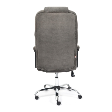 Кресло Tetchair BERGAMO хром флок , серый, 29