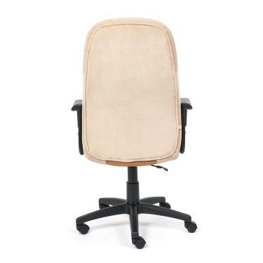 Кресло Tetchair PARMA флок/ткань, бежевый/бронза, 7/TW-21