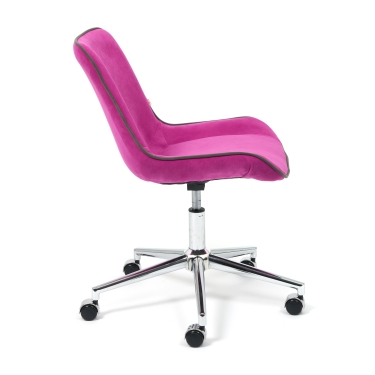 Кресло Tetchair STYLE флок , фиолетовый, 138
