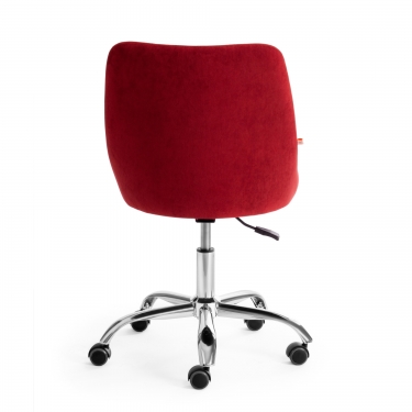 Кресло Tetchair SWAN флок , бордовый, 10