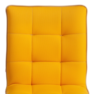 Кресло Tetchair ZERO ткань/кож/зам, желтый/бежевый, TW-27/36-34