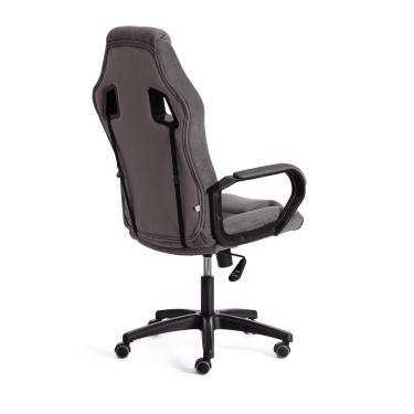 Кресло Tetchair DRIVER 22 флок/ткань, серый/серый, 29/TW-12