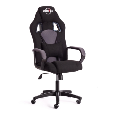 Кресло Tetchair DRIVER 22 ткань, черный/серый, 2603/TW-12